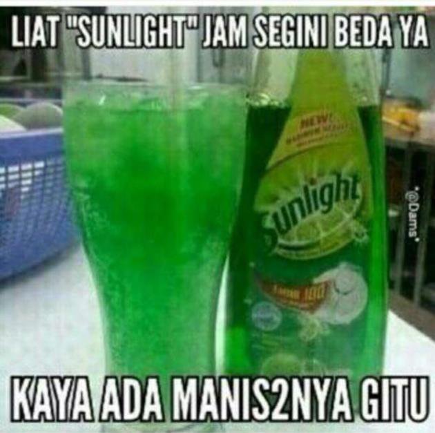Gambar meme lucu puasa