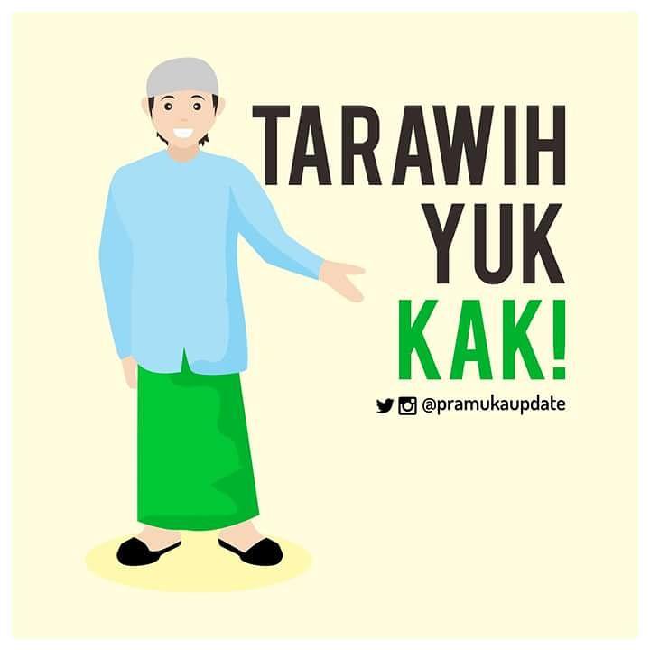 gambar ajakan shalat tarawih animasi