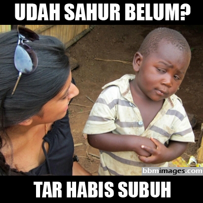 Gambar Meme Sahur lucu