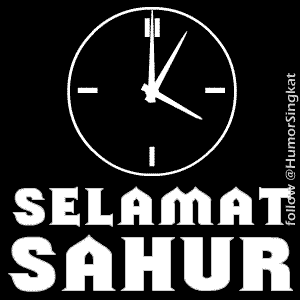 gambar jam sahur bergerak